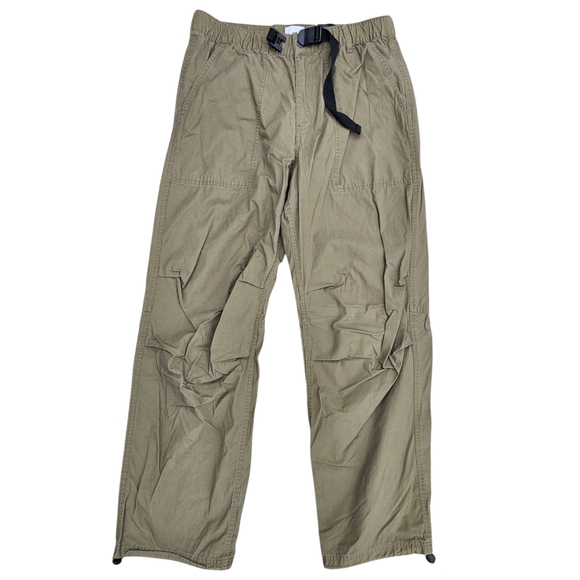 H&M Other - H&M Tan Cargo Pants with Adjustable Waistband and Relaxed Fit